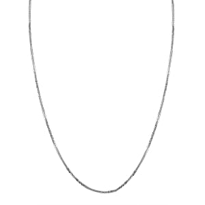 Rhodium OverSterling Silver Chain (Size - 30)