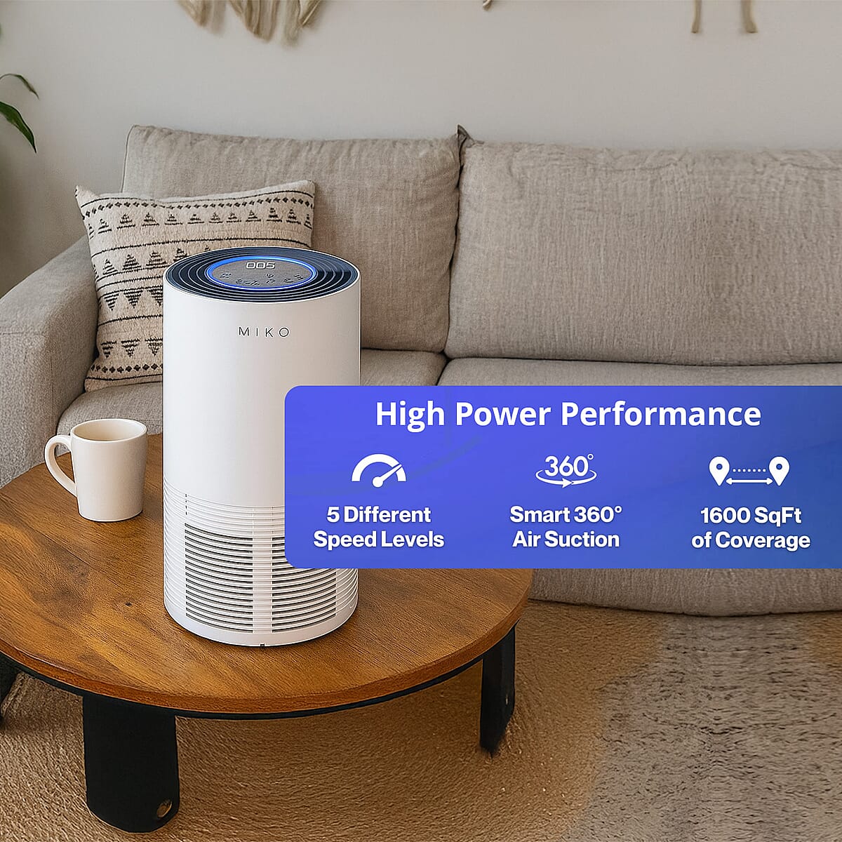 Miko Smart HEPA Air Purifier 15 image number 1