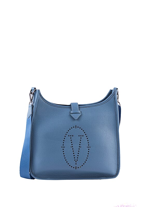 Vertigo Paris Blue Vegan Leather Shoulder Bag (12.75x3.75x11)