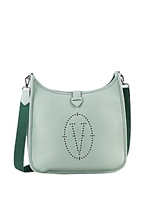 Vertigo Paris Mint Vegan Leather Shoulder Bag (12.75x3.75x11)