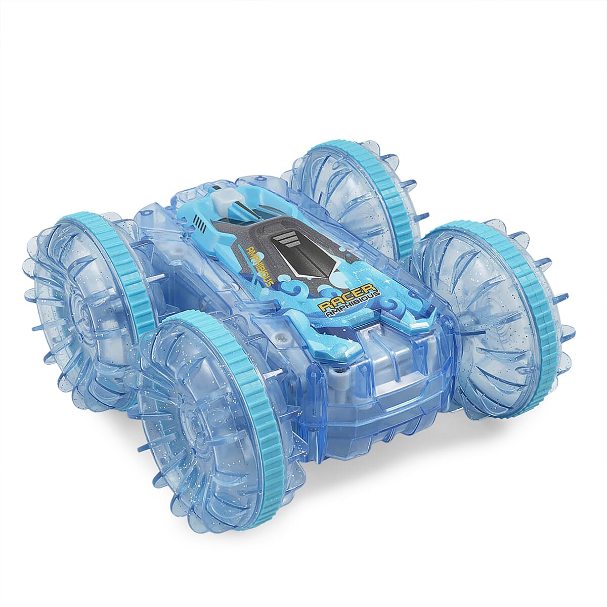 Closeout Amphibious Remote Control Car Boat -Blue image number 1