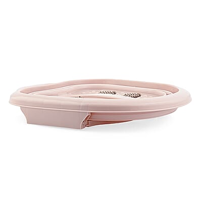 Collapsible Foot Bath Massager - Pink