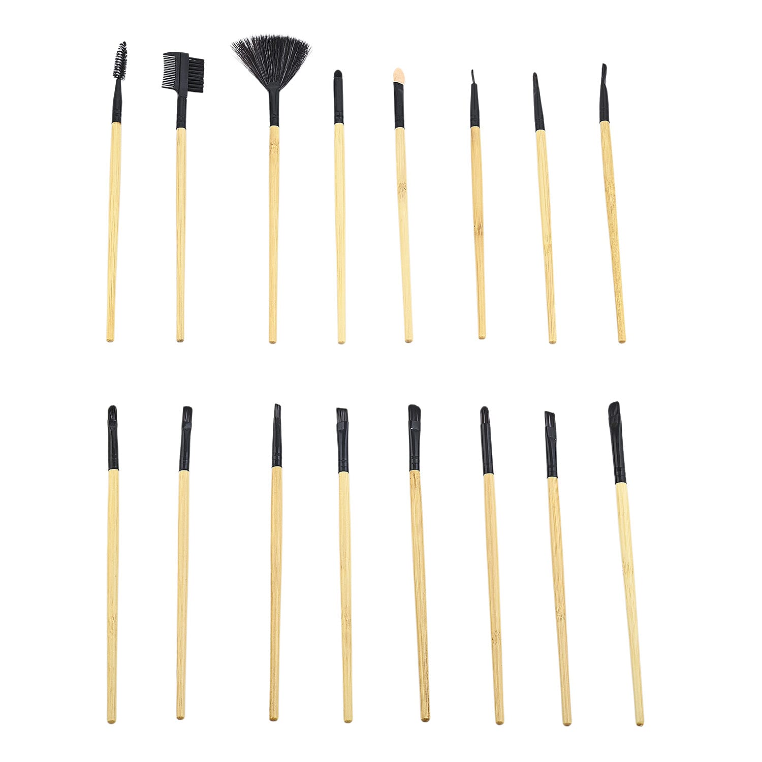 25 Piece Professional Make-up Brush Set in Black Cosmetic Case with Free Lipstick & Highlighter
