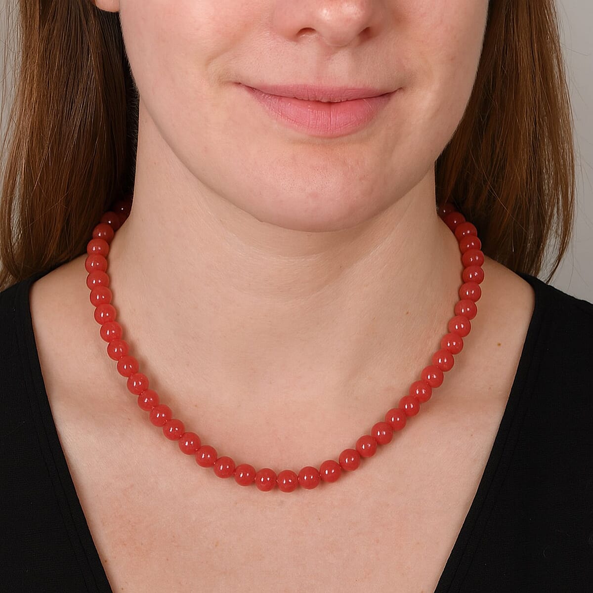 Pink Quartz Beaded 310.50 ctw Necklace 18 Inches in Sterling Silver  image number 2