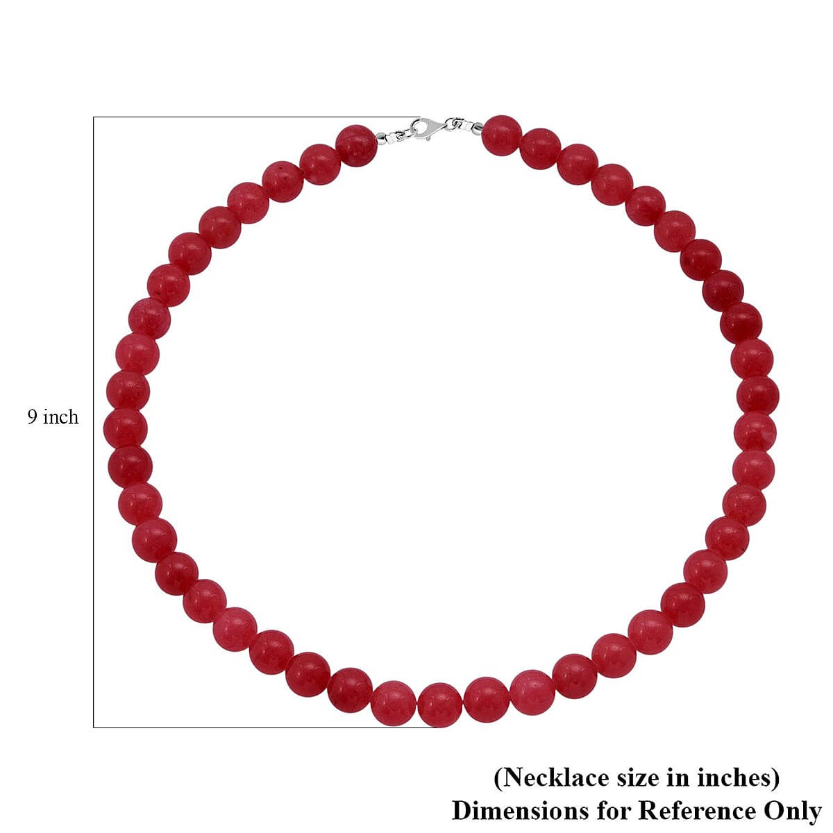 Pink Quartz Beaded 310.50 ctw Necklace 18 Inches in Sterling Silver  image number 5