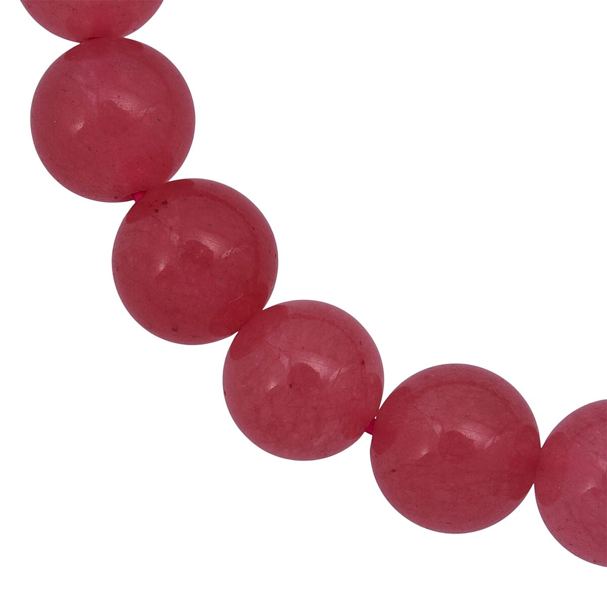 Pink Quartz Beaded 135.50 ctw Stretch Bracelet  image number 4