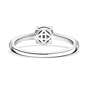 Doorbuster D'Joy Diamond 0.15 ctw Ring in Rhodium Over Sterling Silver (Size 8.0)