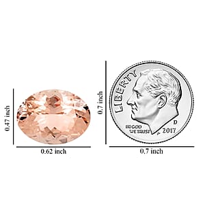 AAAA Marropino Morganite (Ovl 16x12 mm) 6.50 ctw