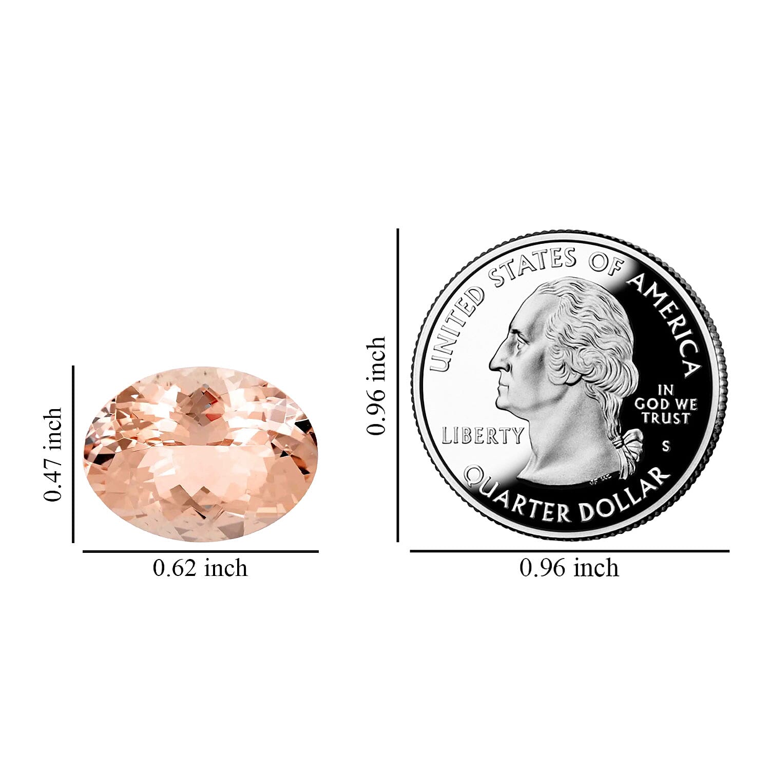 AAAA Marropino Morganite (Ovl 16x12 mm) 6.50 ctw