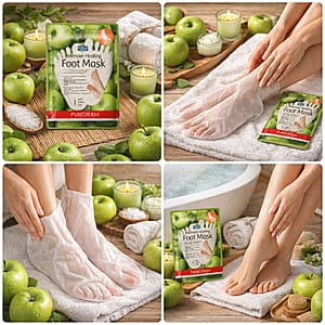 Purederm Set of 6 Botanical Choice&trade; Intensive Healing Foot Mask (1pair x6)