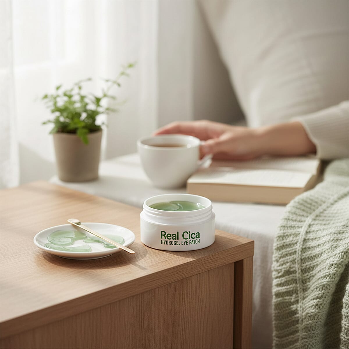 Prreti Set of 2 Real Cica Hydrogel Eye Patch for Calming (60 Patches) image number 1