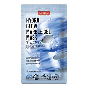 Purederm Set of 6 Hydro Glow Marble Gel Mask (1pk x6)