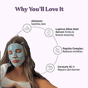 Purederm Set of 6 Hydro Glow Marble Gel Mask (1pk x6)