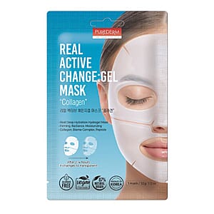 Purederm Set of 6 Real Active Change (Collagen) Gel Mask (1pk x6)