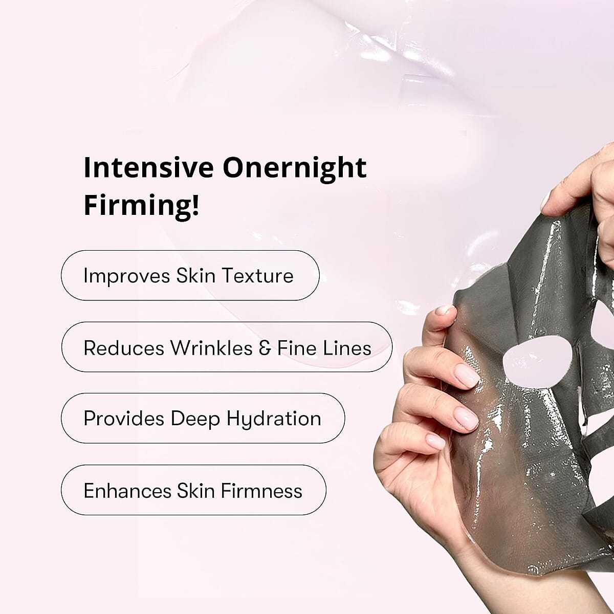 Purederm Set of 6 Black Food Recipe MG Patent Gel Mask (1pk x6) image number 2