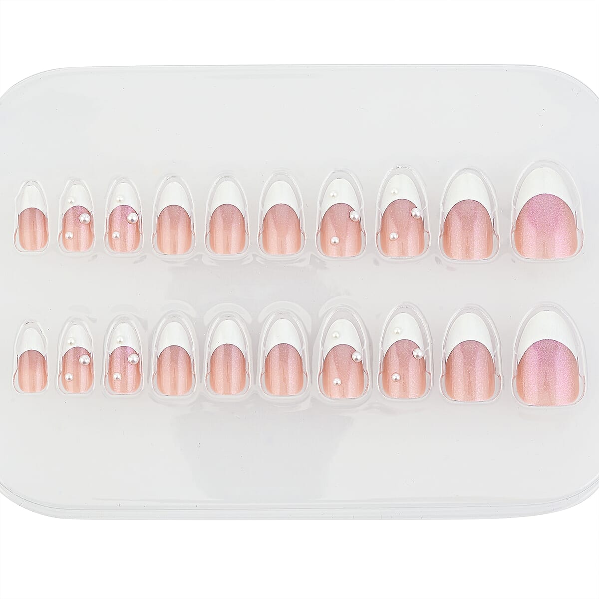 Act Brand New Press On Nail Kit- She's Expensive (French Tip) image number 2