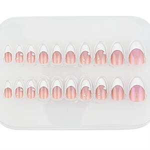 Act Brand New Press On Nail Kit- She's Expensive (French Tip)