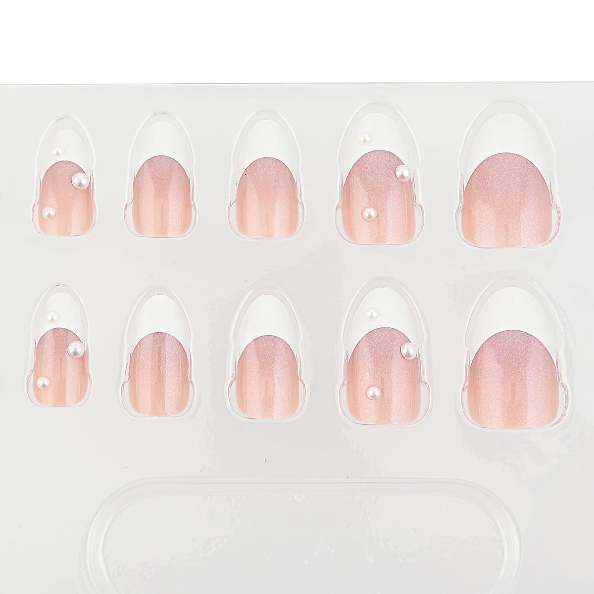 Act Brand New Press On Nail Kit- She's Expensive (French Tip) image number 4