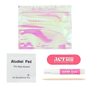 Act Brand New Press On Nail Kit- Red Bottom Energy (Deep Red Cat-Eye)