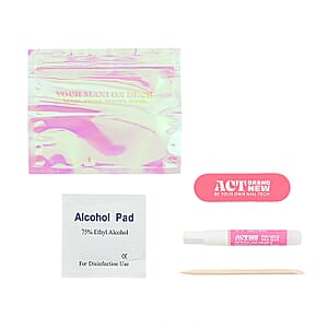 Act Brand New Press On Nail Kit- Aura Points (Pink Gloss & Rhinestones)