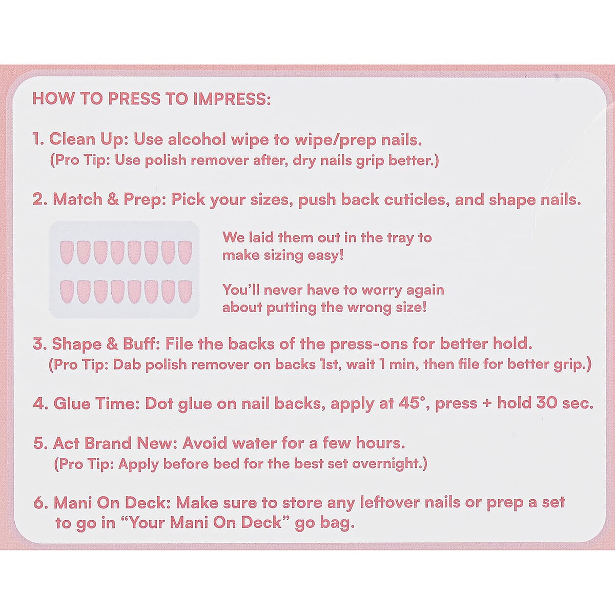 TLV Act Brand New Press On Nail Kit- These Petals, Don't Settle (Nude with Floral & Crystal Accents) image number 5