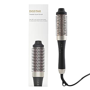 Disstar Heated Round Brush - Black and Pink