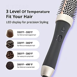 Disstar Heated Round Brush (Straightener, Curler, & Comb)