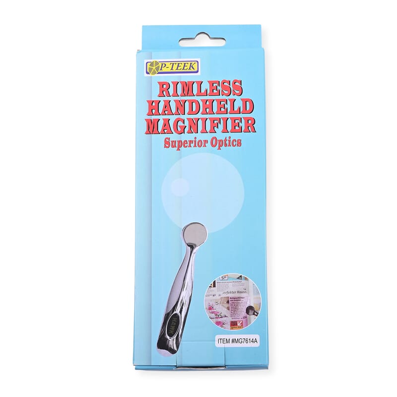 Closeout OP-TEEK Rimless Handheld Magnifier 2.5