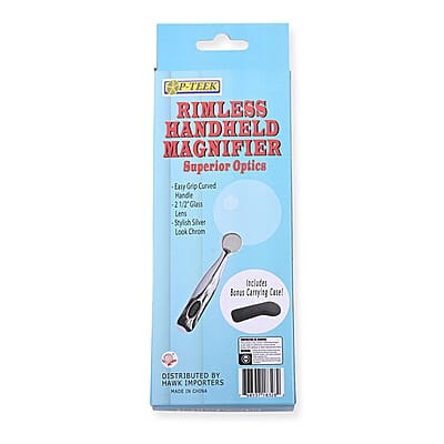 Closeout OP-TEEK Rimless Handheld Magnifier 2.5