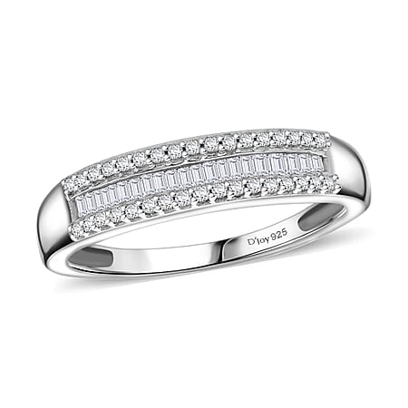 Rhodium Over Sterling Silver / 8 - Product card gallery slide 1 (10178243330361)