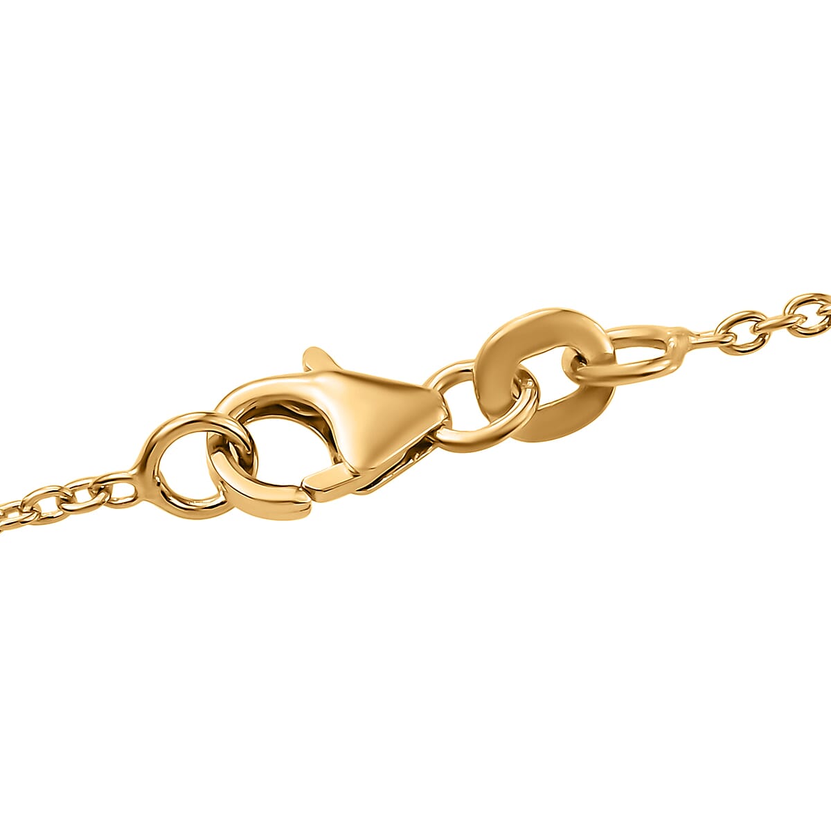 D'Joy Moissanite 0.25 ctw Necklace in 18K Vermeil Yellow Gold Over Sterling Silver 18 Inches image number 5