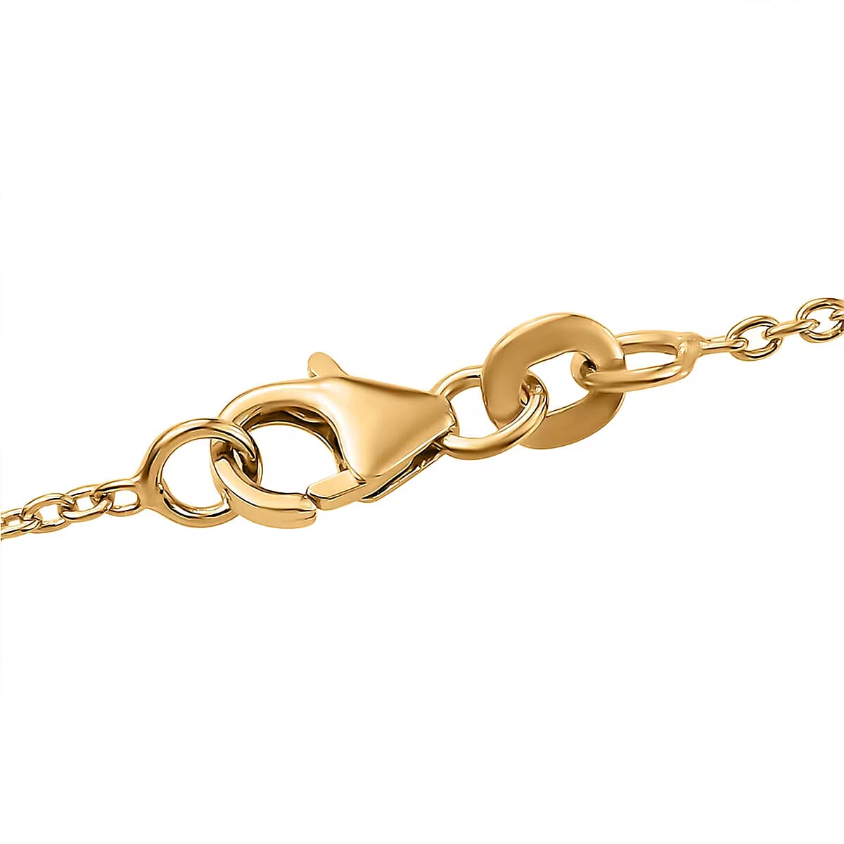 D'Joy Moissanite 0.25 ctw Necklace in 18K Vermeil Yellow Gold Over Sterling Silver 18 Inches image number 7