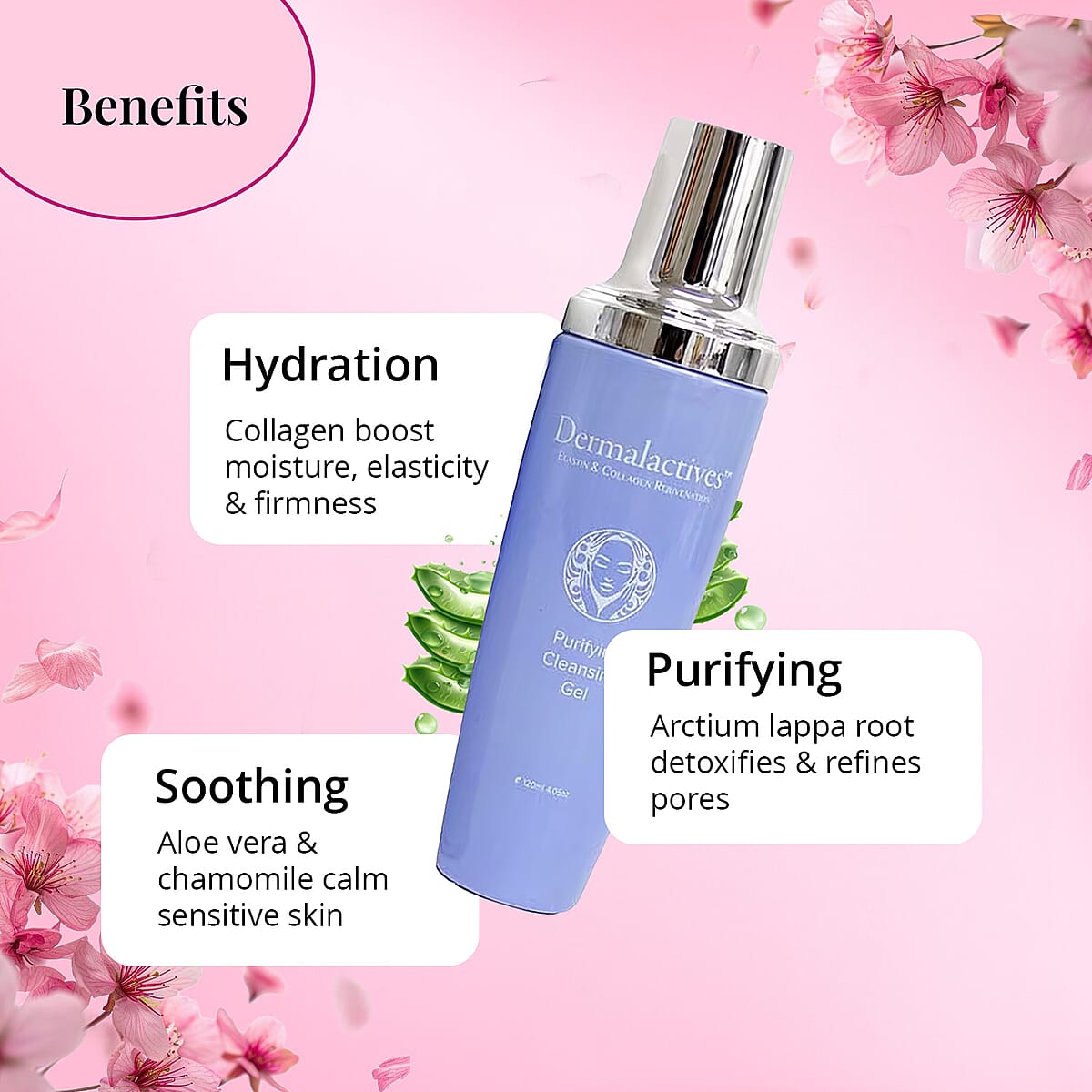 Dermalactives Purifying Cleansing Gel (4.05oz) image number 2