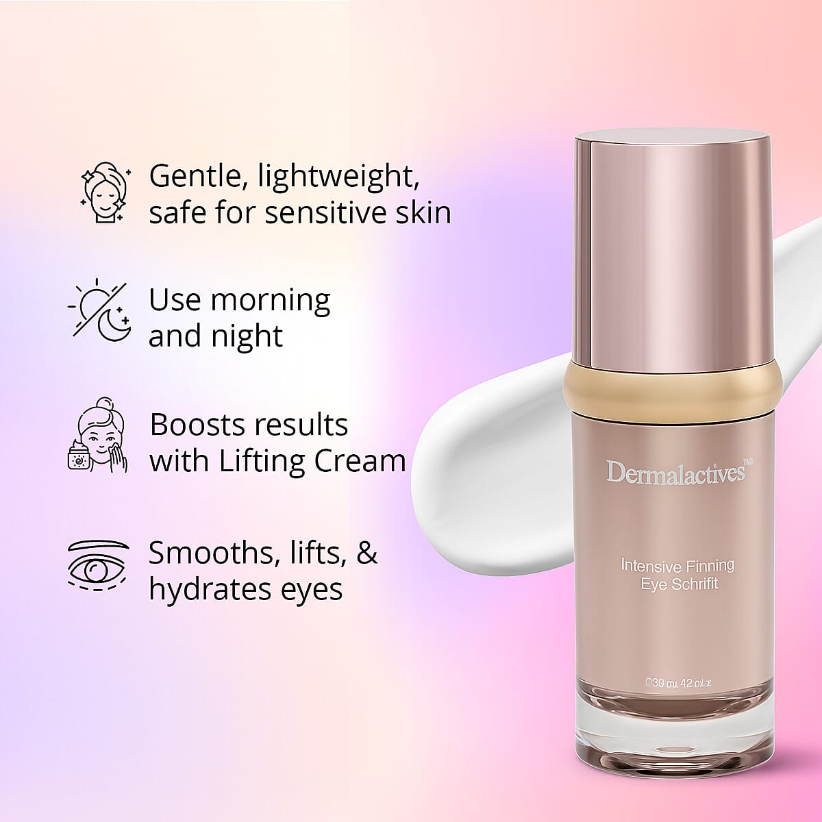 Dermalactives Intensive Firming Eye Serum (1.01oz) image number 2