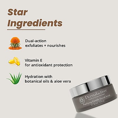 Dermalactives Purifying Gentle Facial Scrub (1.7oz)