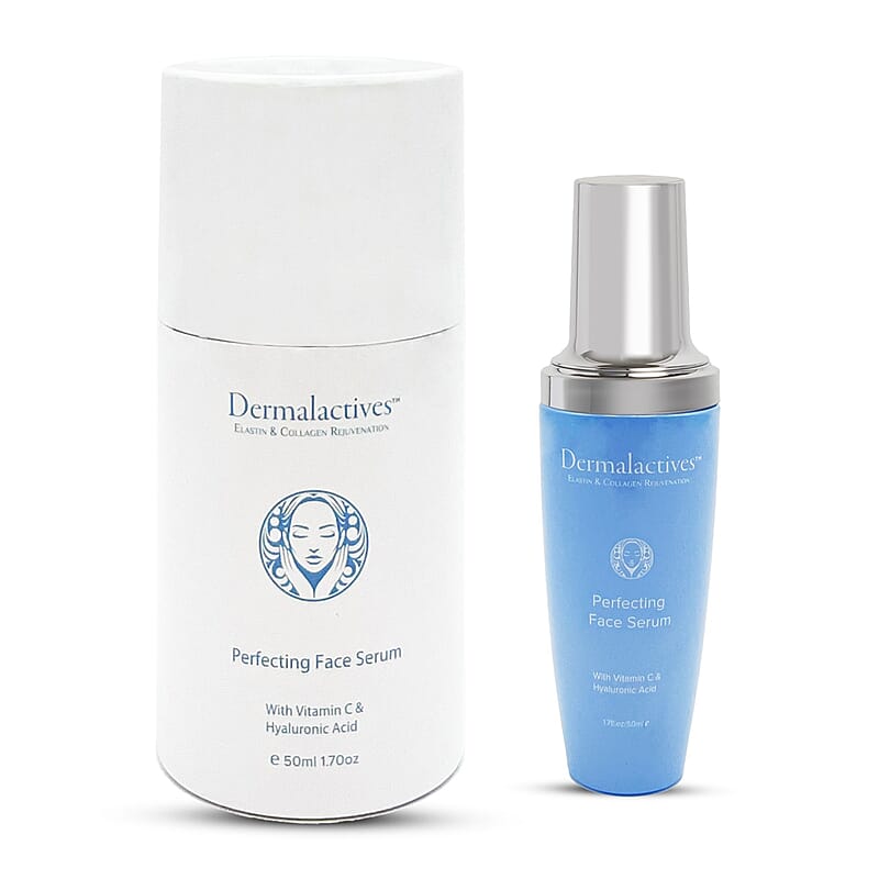 Dermalactives Perfecting Face Serum with Vitamin C & Hyaluronic Acid (1.7oz)