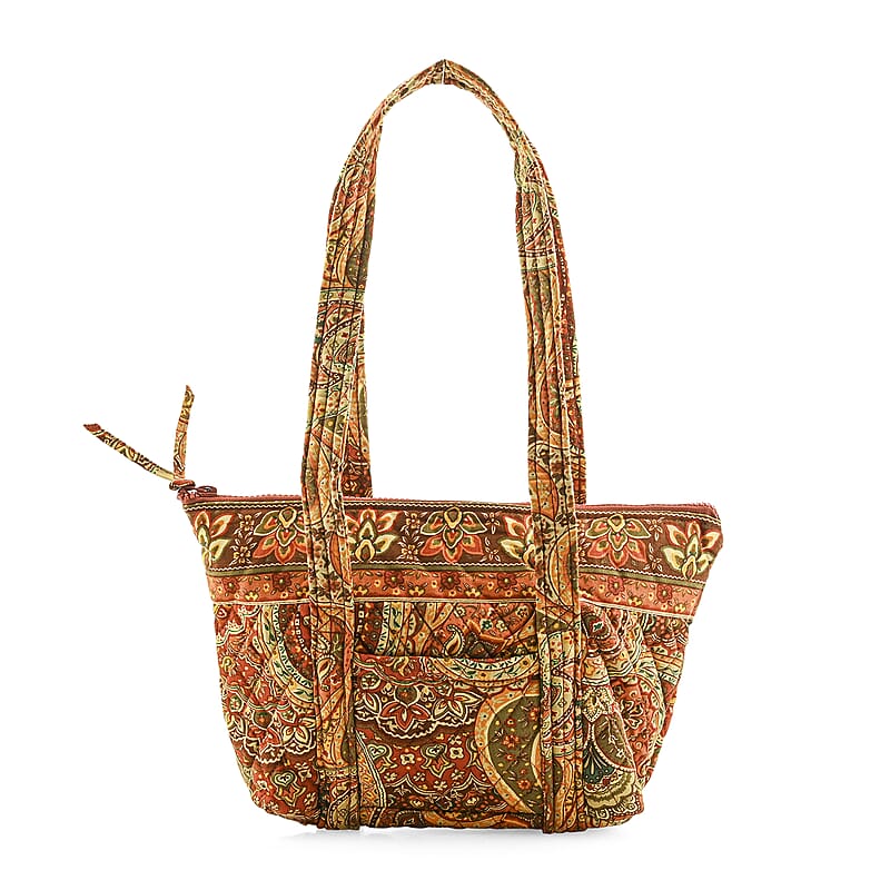 Vegas Closeout OK Green & Multi Color Paisley Quilted Shoulder Bag