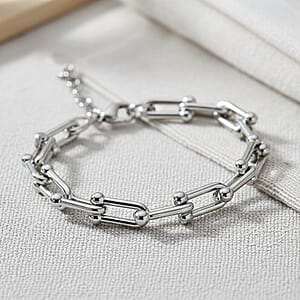 Moderna Cavallo Chain Bracelet in Stainless Steel (7.00 In)