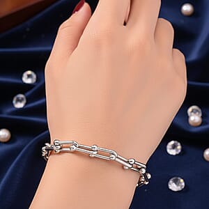 Moderna Cavallo Chain Bracelet in Stainless Steel (7.00 In)