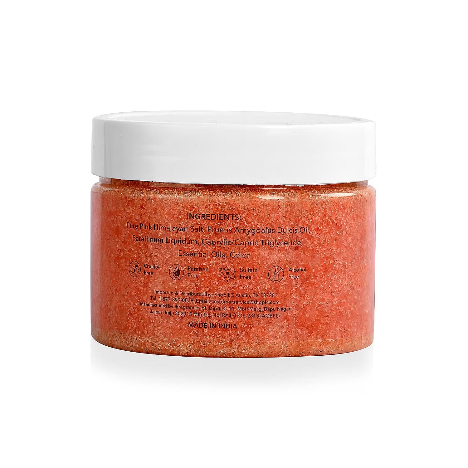 Marigold and Lotus Himalayan Salt Body Scrub - Moisturizing and Exfoliating Body, Face, Hand, Foot Scrub 10.5 oz/ 300g