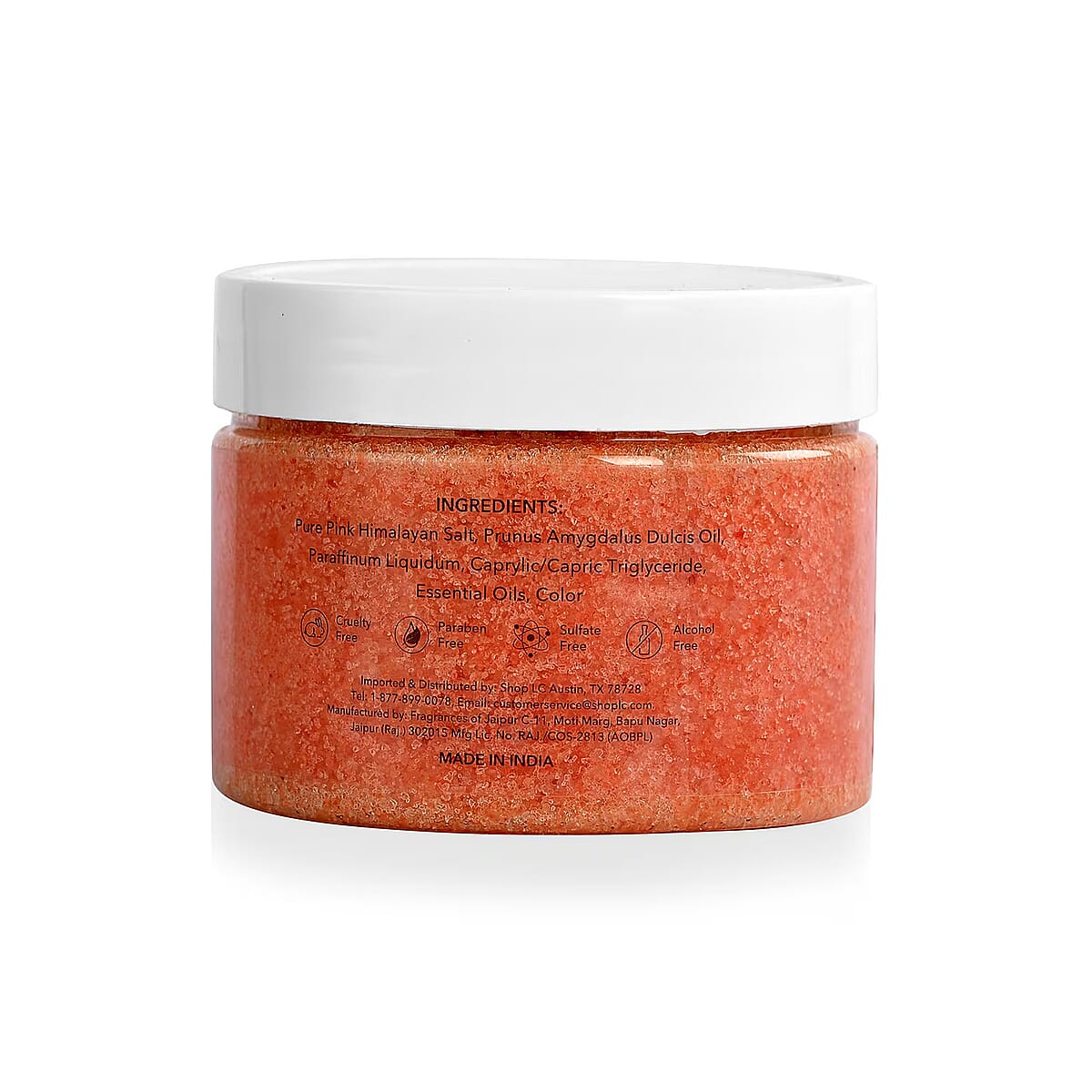 Marigold and Lotus Himalayan Salt Body Scrub - Moisturizing and Exfoliating Body, Face, Hand, Foot Scrub 10.5 oz/ 300g image number 6