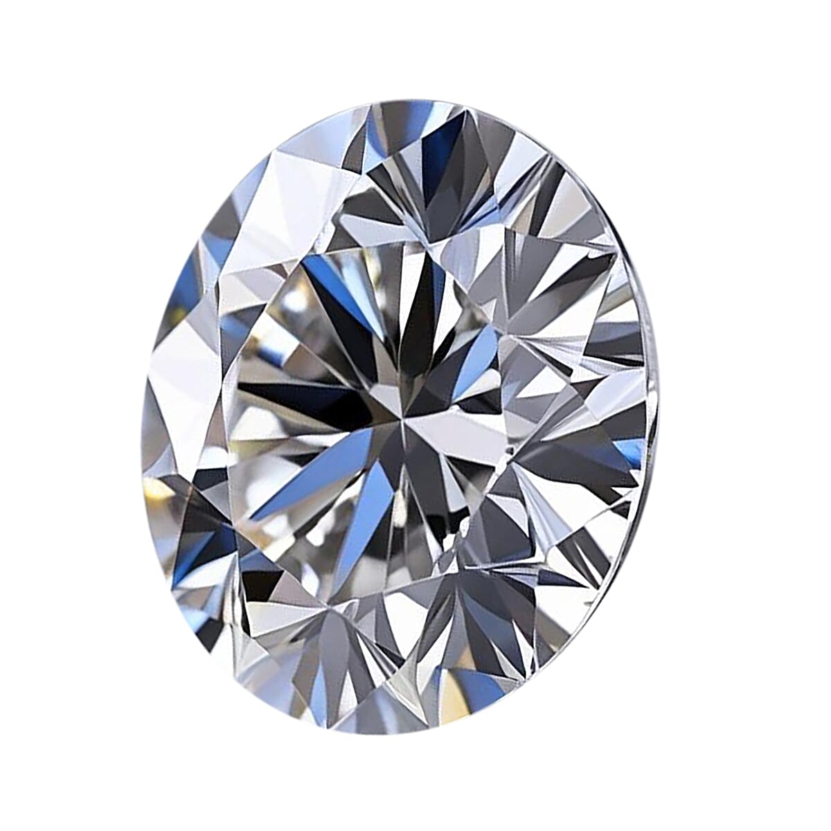IGI Certified Luxuriant Lab Grown Diamond (E-F, VS) (Rnd Free Size) (Del. in 10-12 Days) 1.05 ctw image number 2
