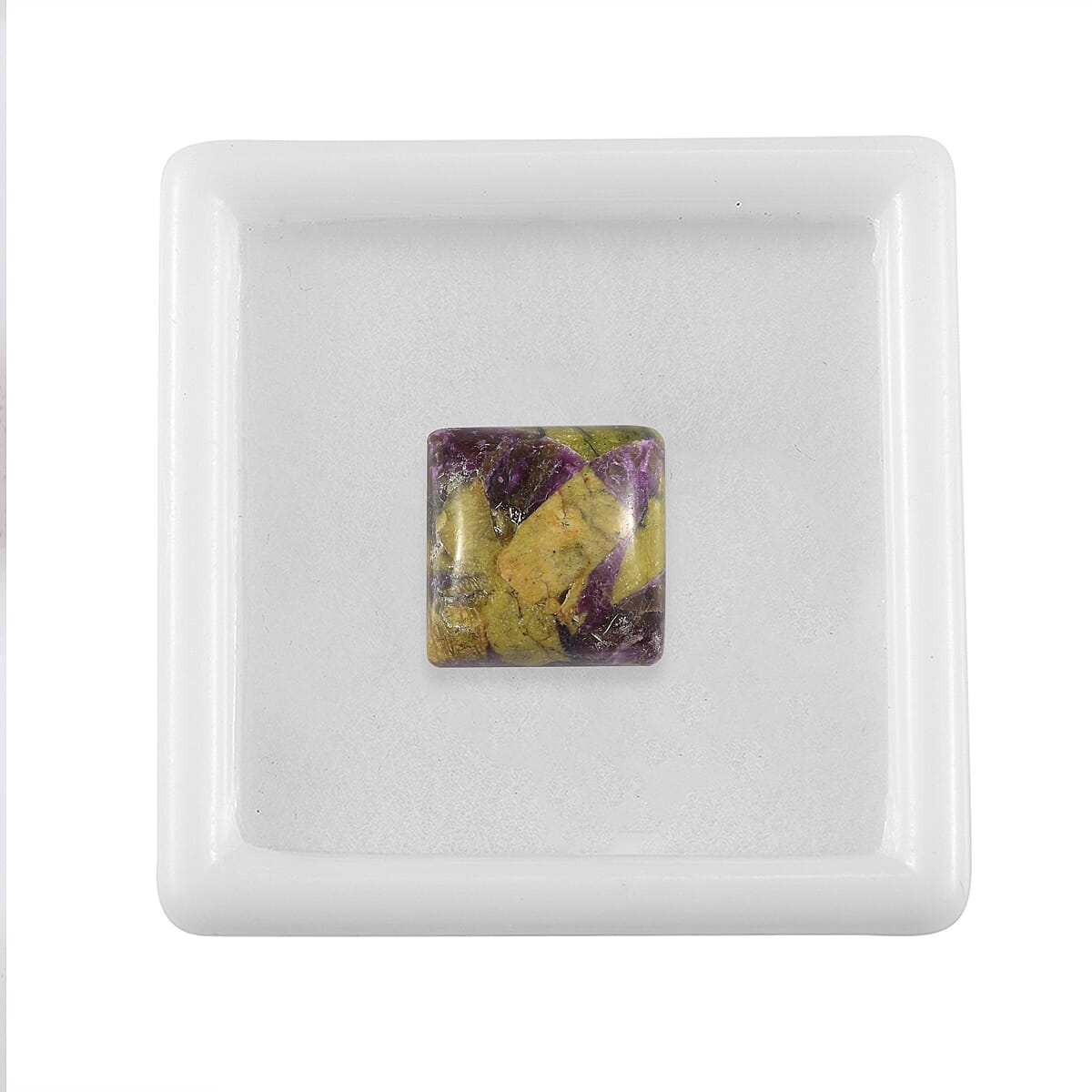 Tasmanian Stichtite (Sqr 12 mm) 5.20 ctw image number 2