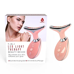 Pursonic 7-in-1 LED Light Therapy Beauty Device for Neck & Face