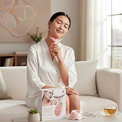 Pursonic 7-in-1 LED Light Therapy Beauty Device for Neck & Face