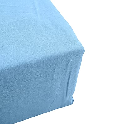 Premier Colorful Collections 4pc Blue Microfiber Sheet Set -Full
