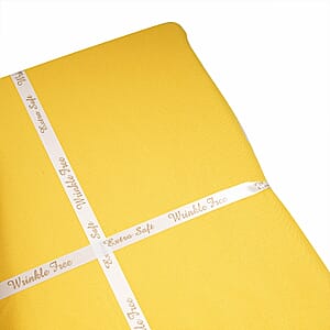 Premier Colorful Collections 4pc Yellow Microfiber Sheet Set -King