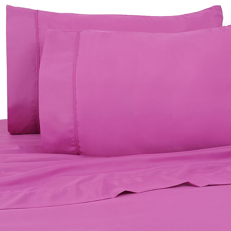 Premier Colorful Collections 4pc Purple Microfiber Sheet Set -Twin/XL