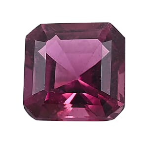 AAAA Asscher Cut Shimoyo Rubellite  (5x5 mm) 0.70 ctw