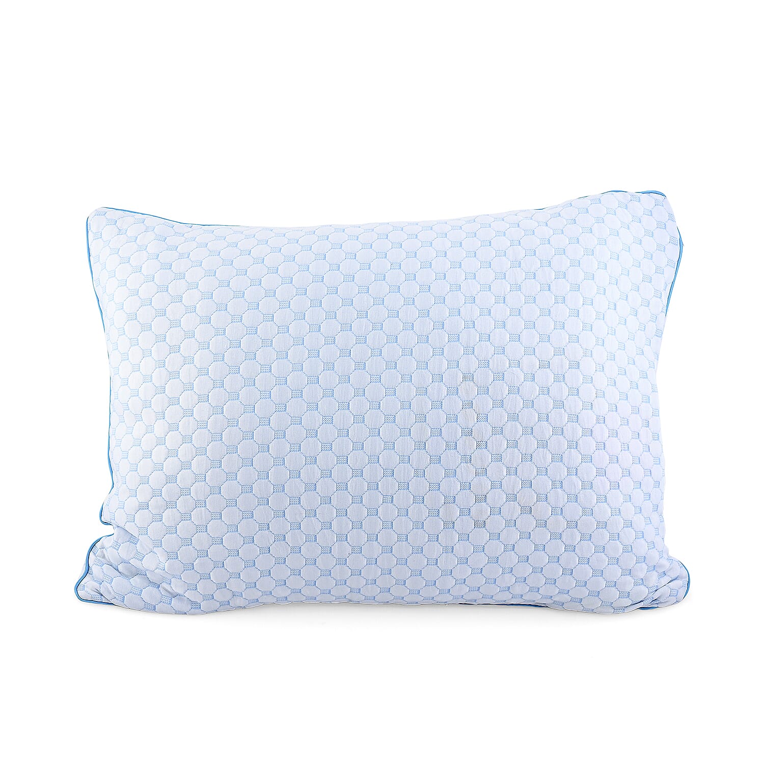 Bibb Home Cooling Memory Foam Pillow with Removable Cover - Standard/Queen